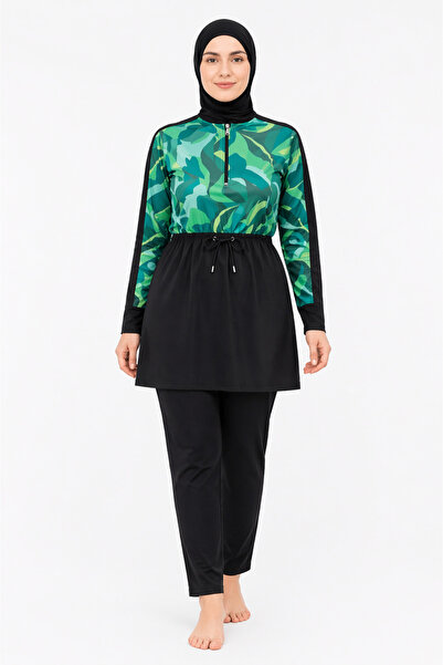 YUYİ Γυναικείο μαγιό TESMAY SPORTS Lycra με μισό φερμουάρ, ύφασμα Quick Dry (...