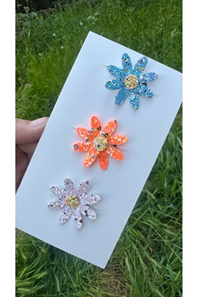 Toka Perisi Baby Daisy Soft Tonlar Saçsız Bebek Toka Seti 3 Adet (Saçı Acıtma...