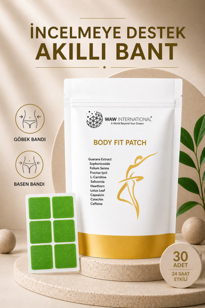 waw international Body Fit Patch – Göbek Bandı 30’lu | Sıkılaşmaya Yardımcı •...