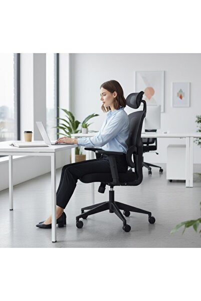 Mobplayers Scaun de birou ergonomic Ergotrend Flow Xtrem Active, Scaun birou ergonomic Ergotrend Flow Xtrem Active, Suport lombar reglabil, Cotiere 3D, Sezut reglabil inaltime, Tetiera 3D