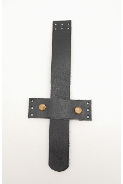 Nusrat Bilişim Bag Accessory Black Real Leather Slide Bag Cover with Antique ...