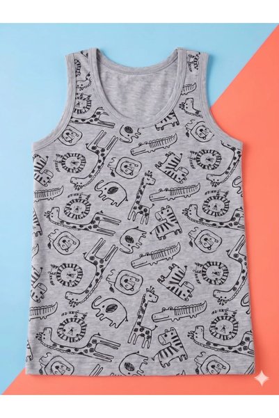 Orivra Boy's Colorful 5-Piece Undershirt Set