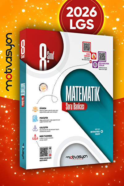 Motivasyon Yayınları 2026 LGS Motivasyon 8. Sınıf Matematik Soru Bankası