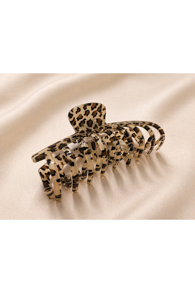 Becha Bijuteri Soft Leopar Desen Mandal Toka