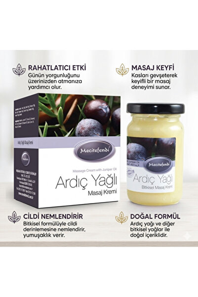kademgiller Saf Bitkisel Ardıç Yağlı Masaj Kremi