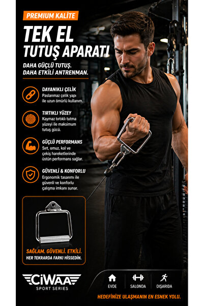 CIWAA Gümüş Cwa-2068 Handle Tek El Çekiş Aparatı