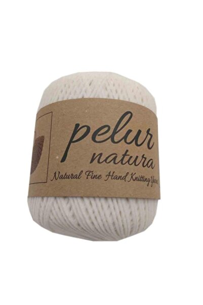 Pelur Natura Αξεσουάρ τσάντας Velvet Flock Thread Cream Νο:2