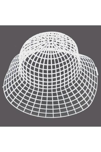 Nusrat Bilişim 3D White Plastic Canvas Hat - Bag Accessory
