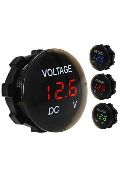 Motorobit Dijital Voltaj Göstergesi 6-30V Kırmızı A06