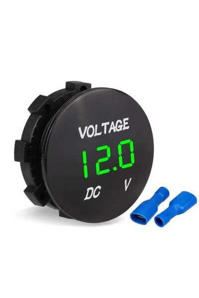 Motorobit Dijital Voltaj Göstergesi 6-30V Yeşil A06