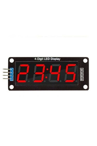 Motorobit TM1637 4 Digit Led Display Saat Modülü - Kırmızı