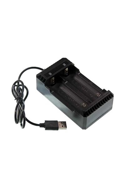 Genel Markalar Li-ion USB 186502265026650 3.7V Pil Şarj Aleti 2li