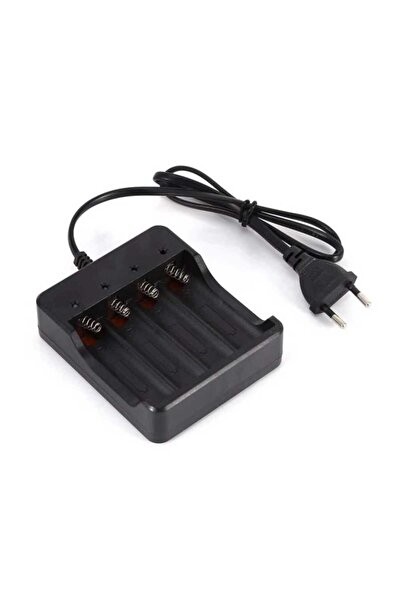 Genel Markalar Li-ion 18650 3.7V Pil Şarj Aleti 4lü Dolum Cihazı