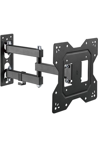 POWERTECH PT-1129 Βάση Τηλεόρασης Τοίχου με Βραχίονα έως 43" και 30kg Μαύρο
