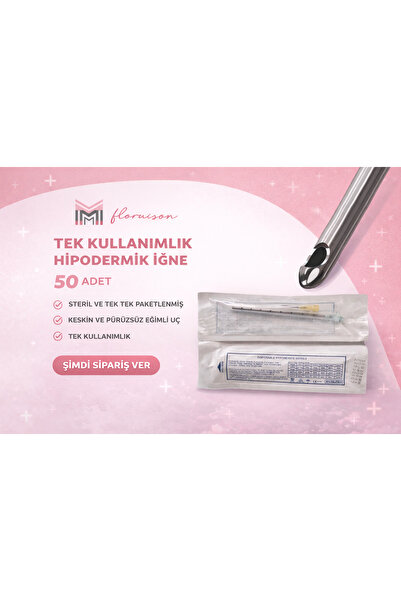 Genel Markalar 22G X 70MM Dolgu Kanülü Steril Uç 50 Adet 1 Kutu