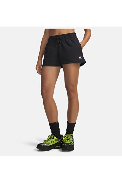 Under Armour Ua Sport Terry Μαύρο Γυναικείο Σορτς 6011022-001