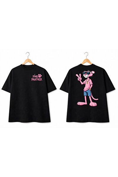 VODEXA Tricou oversize unisex cu imprimeu CAT, 100% bumbac, croială confortabilă