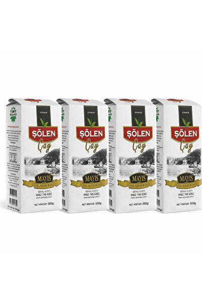 ŞÖLEN ÇAY Mayıs Serisi 500 gr x 4 Adet Siyah Çay | Özel Harman Karadeniz Çayı...