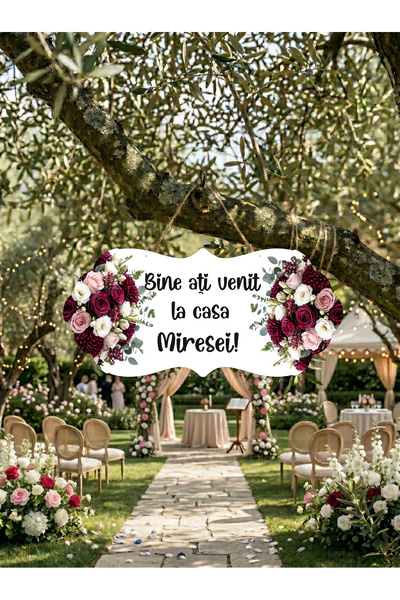 Bello Carino High quality decoration products Plăcuțe " Bine ați venit la Cas...