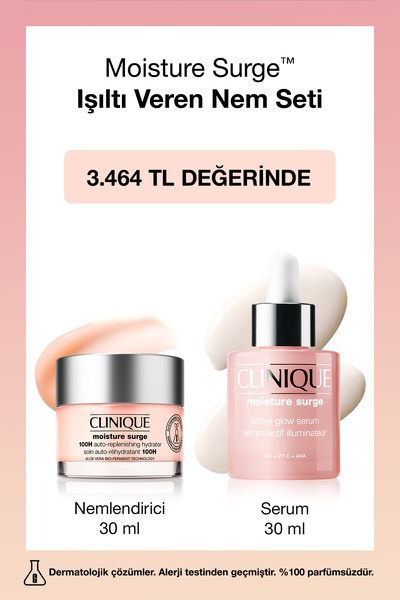 Clinique Moisture Surge™ Işıltı Veren Nem Seti