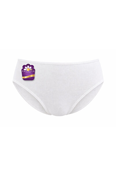 Papatya 100% Cotton Pack of 12 Women's Slip Panties Soft Textured Daily Comfo...