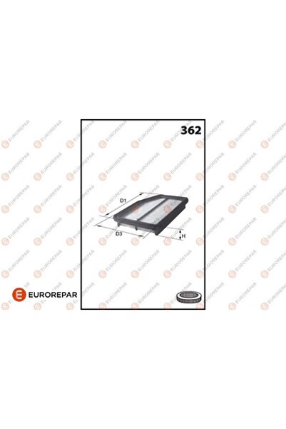 EUROREPAR 1682257680 فلتر هواء 17220-PM7-000