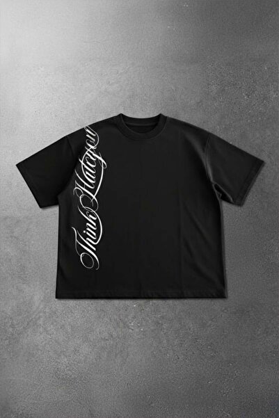 BALİNA Μαύρο Γοτθικό Μπλουζάκι Unisex Think Halcyon Y2K THE SOLO