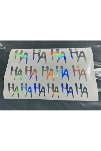 İŞCAN MOTOR HAHAHA STİCKER HOLOGRAM 15x21 CM
