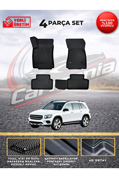 Mercedes-Benz GLB 4D Premium Havuzlu Paspas