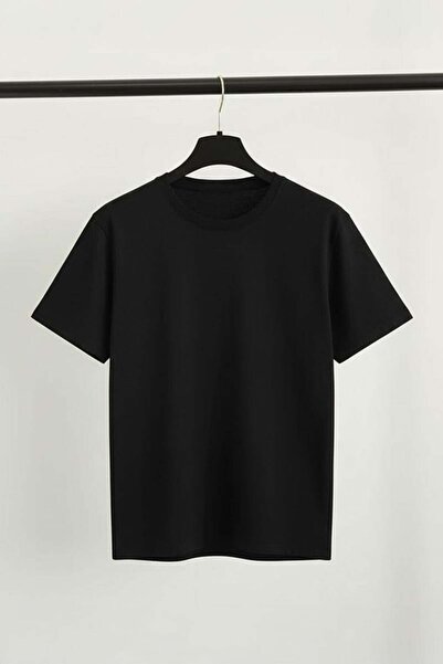 BALİNA Απλό Μαύρο Y2K Unisex T-shirt THE SOLO