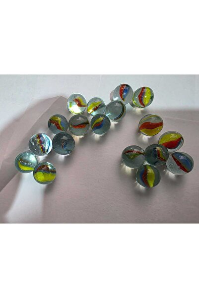 Generic Brand Aksu 100 Pieces of Marbles Mixed Color 9mm