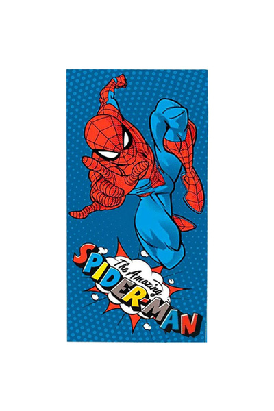 SPIDERMAN prosop de bumbac, 140x70cm albastru