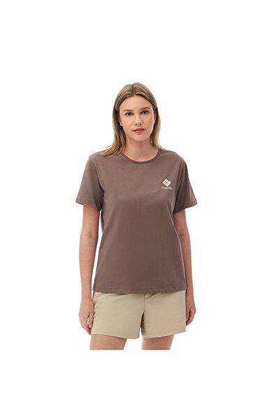 Columbia CSC Stacked Mini Gem Logo Kadın Kısa Kollu T-Shirt