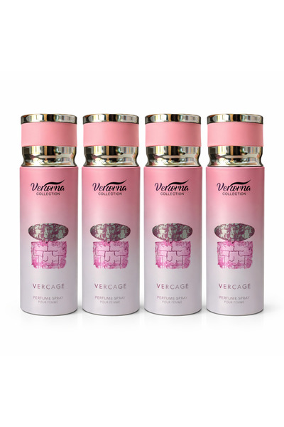 Verona Collection Σετ 4x Σπρέι Σώματος Vercage 250ml – Κομψό & Γλυκό Άρωμα γι...
