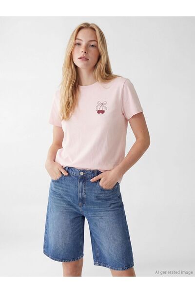 LC Waikiki Xside Crew Neck Printed Women's T-Shirt