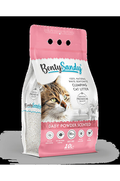 Bently Sandy Benty Sandy Clumping Cat Litter – Baby Powder Scent