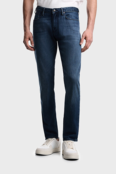Emporio Armani Pamuklu Slim Fit Normal Bel Jeans Erkek KOT PANTOLON EM000121 ...