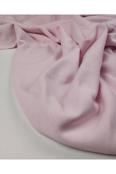 Kumaş Parça Ανοιχτό ροζ χρώμα, υφαντό ύφασμα με τρία νήματα, 185x140 εκ.