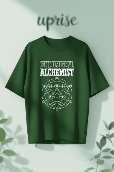 Vordevia Μπλουζάκι Fullmetal Alchemist από βαμβάκι με στάμπα, σε μεγάλο μέγεθος