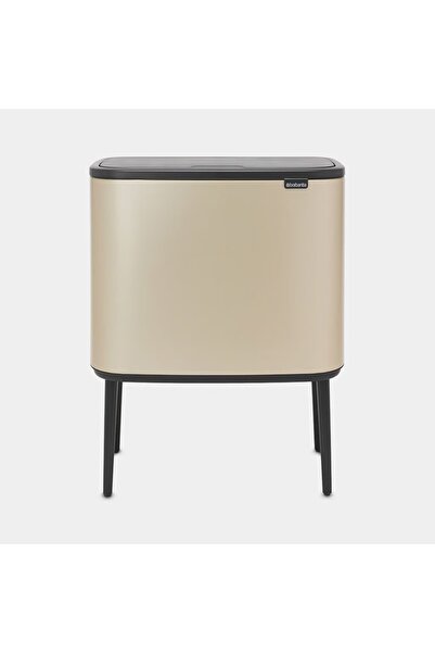 Brabantia Çöp Kovası Metallic Gold 36 litre Paslanmaz Çelik Ömür Boyu Garanti...