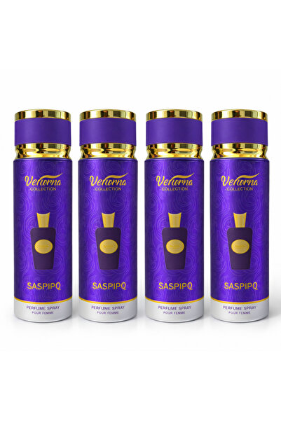 Verona Collection Σετ 4x Σπρέι Σώματος Saspipq 200ml – Ανατολίτικο & Κομψό Γυ...