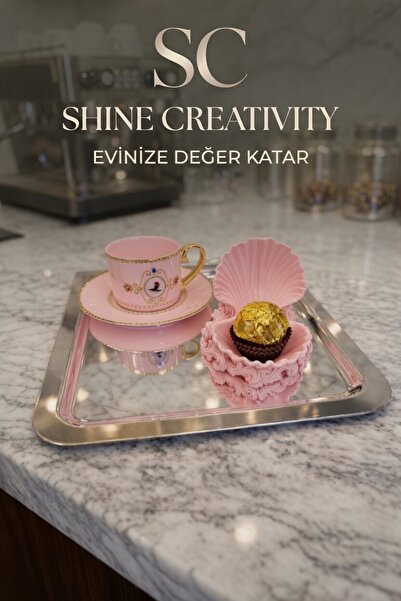 Shine Creativity 2’li Kahve Yanı Lokumluk – Zarif Sunumluk