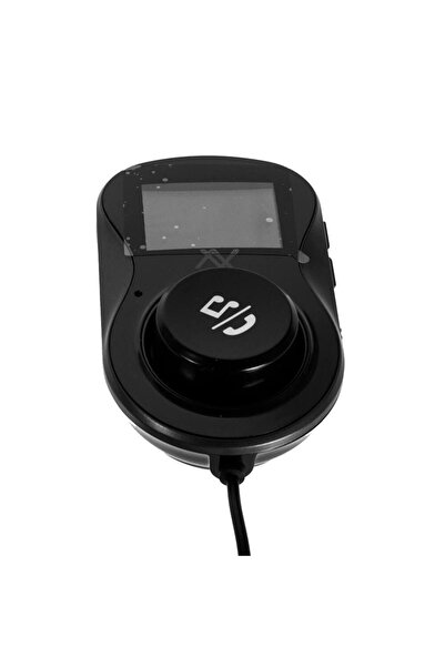 L`avvento جهاز L'avvento 3 في 1: جهاز إرسال FM، طقم بلوتوث للسيارة، وشاحن QC3 - شاشة LED مع مفتاح التحكم بالصوت