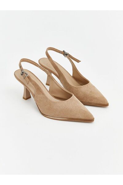 LC Waikiki Γυναικεία παπούτσια με τακούνι LCW STEPS Suede Look