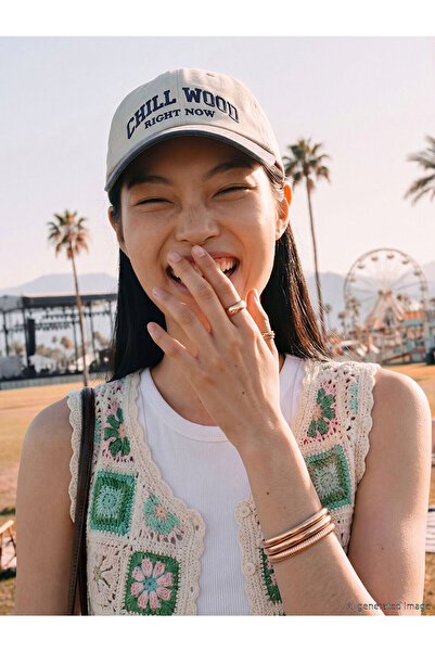 LC Waikiki Nevavm Farkıyla Xside Green V-Neck Women's Crochet Vest - S6F353Z8...