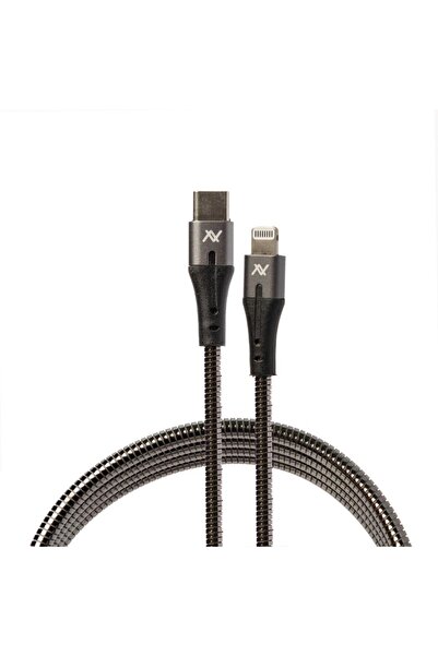 L`avvento L'avvento Flexible And heave duty - Metal MFI Type-C to Lightning C...