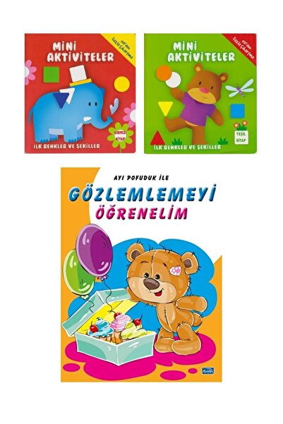 Parıltı Yayınları أنشطة مصغرة 2 - كتاب: دعنا نتعلم المراقبة مع الدب المنفوش -...