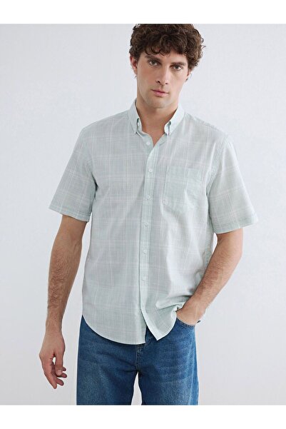 LC Waikiki Regular Fit Plaid Poplin Men's Shirt