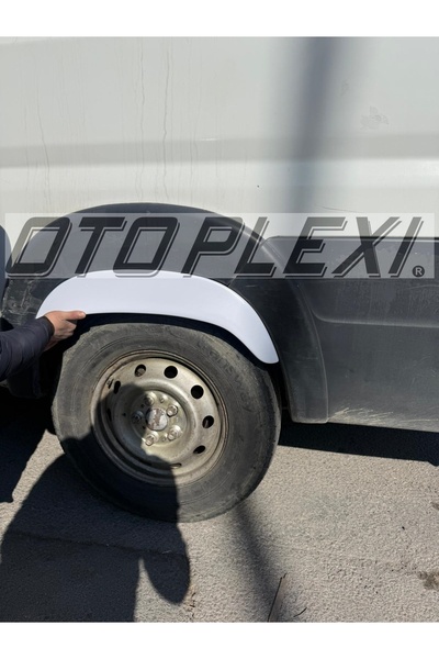OTOPLEXİ Fiat Ducato Arka Teker Kaplama Dodik Çamurluk Kapak Plastik Beyaz Bo...