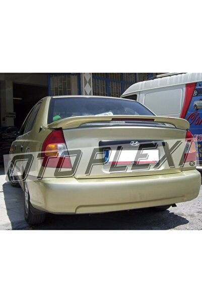 OTOPLEXİ Hyundai Accent Spoiler Ayaklı Işıklı Boyasız Astarlı 2001-2003 (MİLE...
